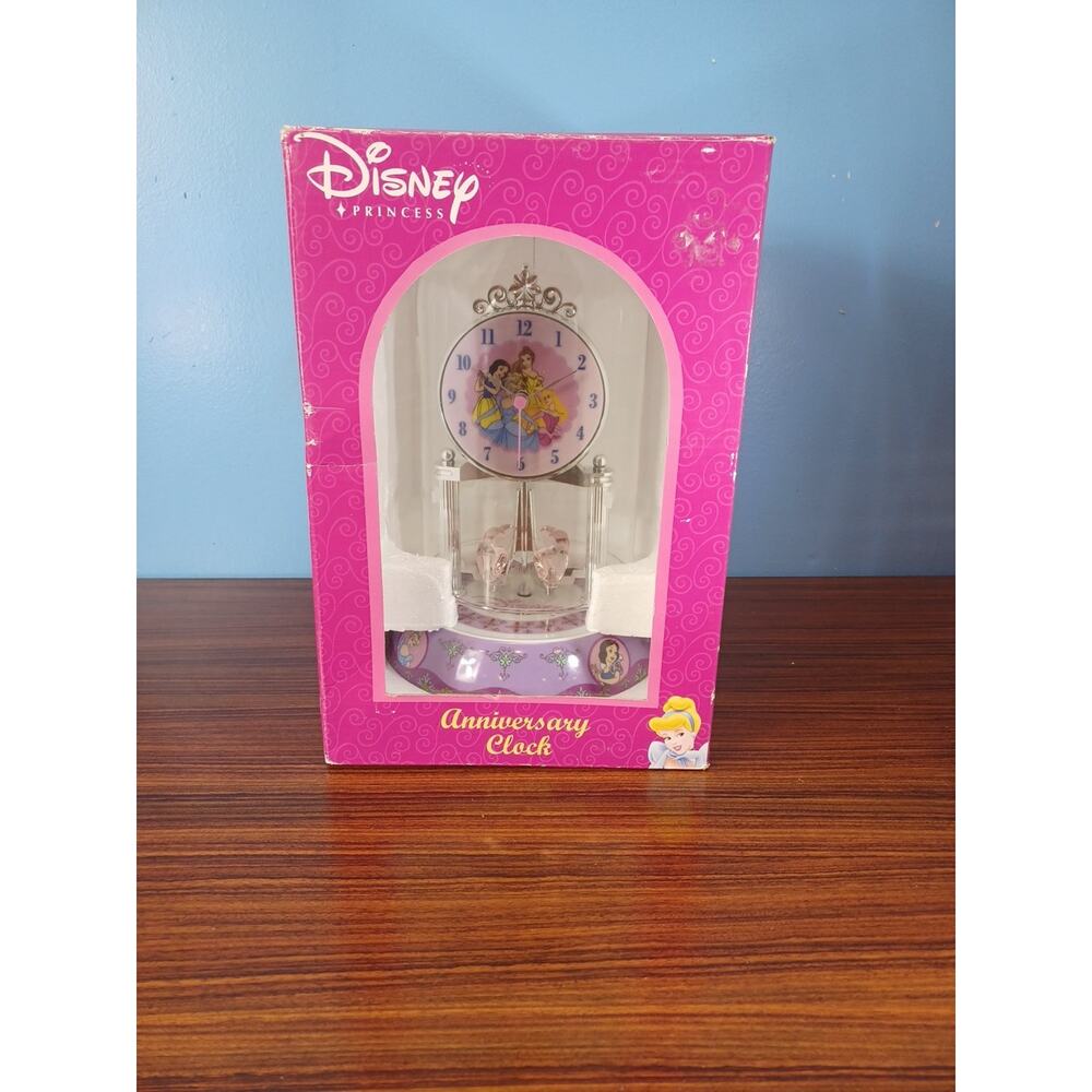 Disney Princess Anniversary Clock Kmart Snow White Cinderella Belle Purple Pink